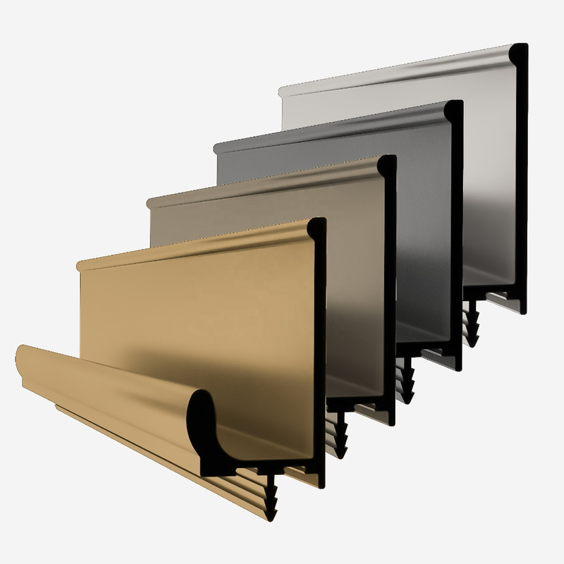El aluminio de la protuberancia perfila el hardware de encargo de los muebles para la decoración del material de construcción
