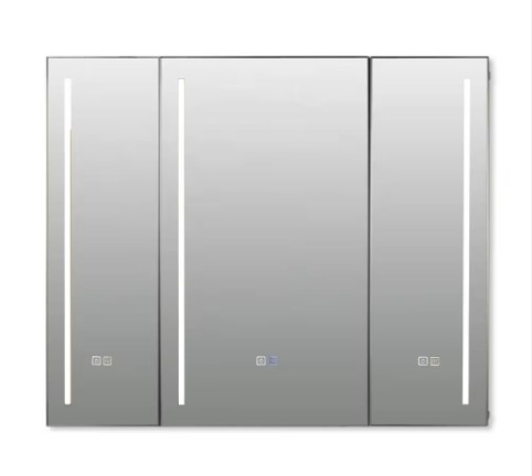 Baños Duchas Armarios de espejos iluminados Puerta Diodos inteligentes emisores de luz Espejo
