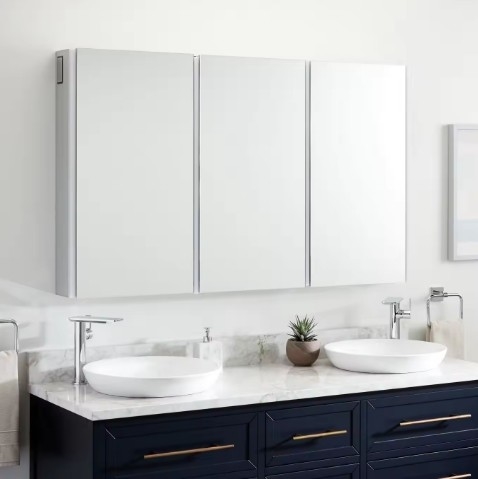 Baños Duchas Armarios de espejos iluminados Puerta Diodos inteligentes emisores de luz Espejo