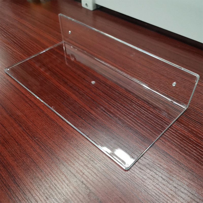 Estante de pared de madera moderna para decoración del hogar en un elegante color blanco