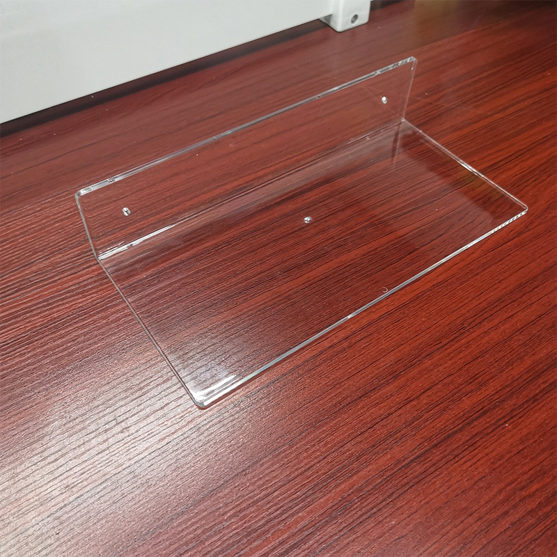 Estante de pared de madera moderna para decoración del hogar en un elegante color blanco