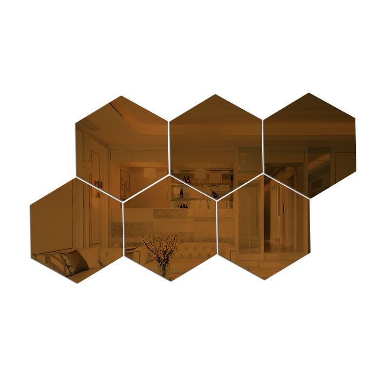 Producto de decoración para el hogar de la decoración de espejos de acrílico de plata moderna SML