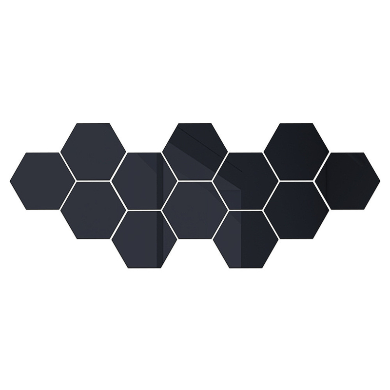 Producto de decoración para el hogar de la decoración de espejos de acrílico de plata moderna SML