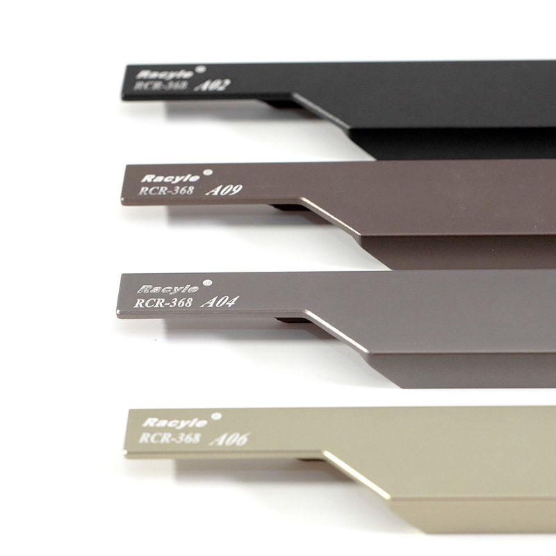 Manijas de aluminio del tirón de la puerta de la puerta Rcr-368 del oro colorido grande del cajón