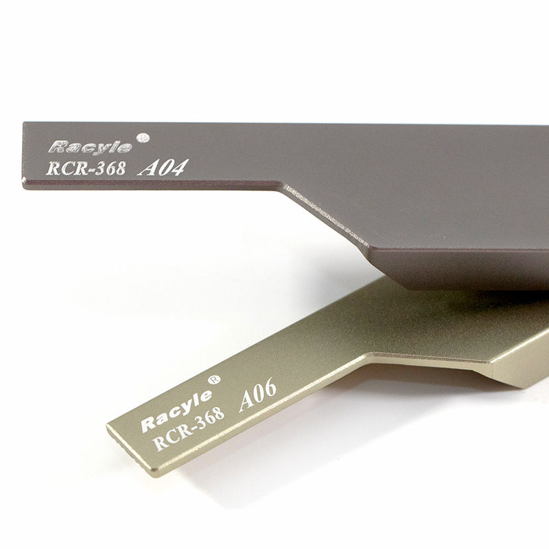 Manijas de aluminio del tirón de la puerta de la puerta Rcr-368 del oro colorido grande del cajón