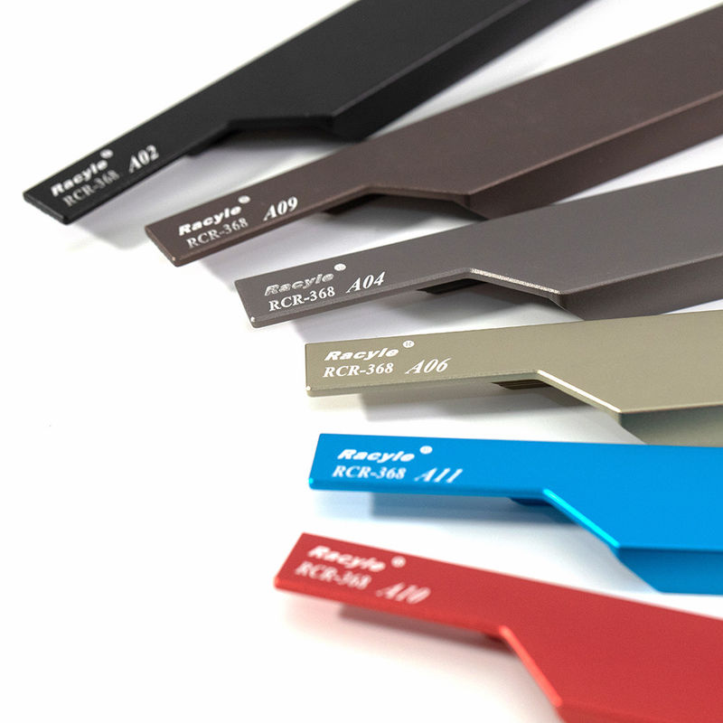 Manijas de aluminio del tirón de la puerta de la puerta Rcr-368 del oro colorido grande del cajón