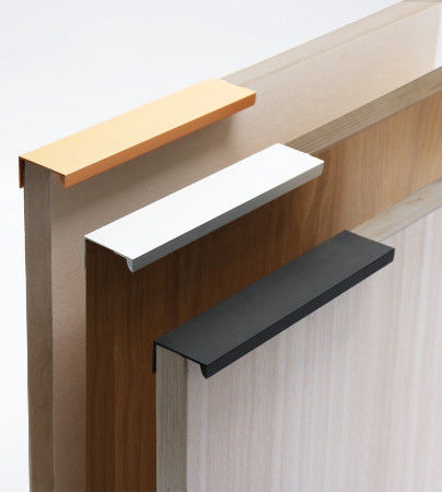 manijas de encargo de los muebles del aluminio del color de los 20cm para el cajón