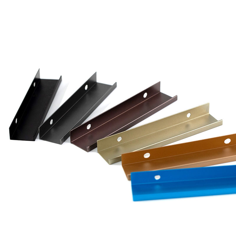 manijas de encargo de los muebles del aluminio del color de los 20cm para el cajón