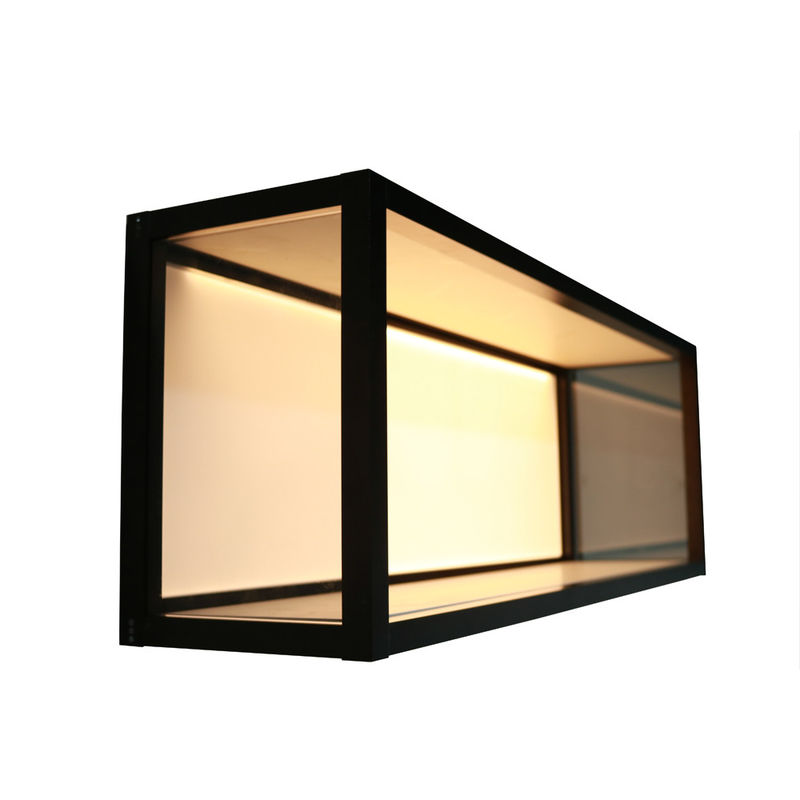 estante luminoso de aluminio de la pared del cubo de 810x200x298m m para la decoración de la sala de estar