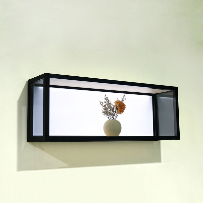 estante luminoso de aluminio de la pared del cubo de 810x200x298m m para la decoración de la sala de estar