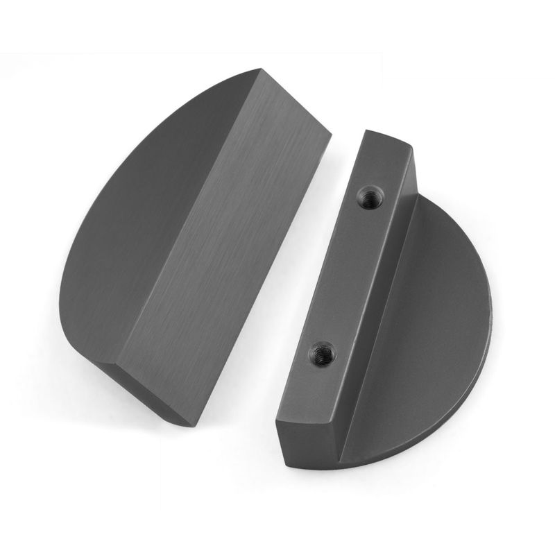 el cajón moderno de la media luna del color del latón del oro de 120m m tira de las manijas de aluminio del gabinete con los tornillos