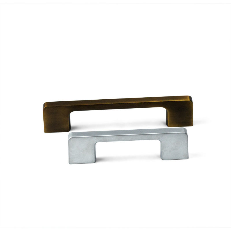 El gabinete de plata de bronce del cinc del vintage 10INCH maneja tirones con los tornillos