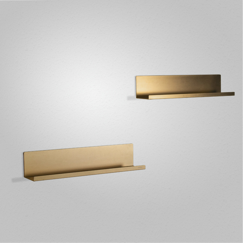 El OEM modificó estantes flotantes del libro de la pared del metal para requisitos particulares negro decorativo de aluminio del estante