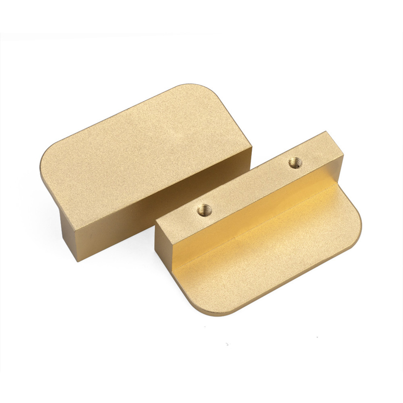 Tiradores de puerta modificados para requisitos particulares del gabinete de la aleación de aluminio 60m m coloridos para el hardware casero