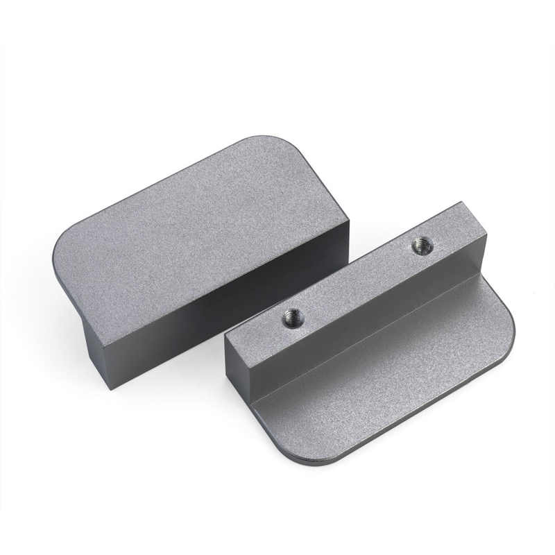 Tiradores de puerta modificados para requisitos particulares del gabinete de la aleación de aluminio 60m m coloridos para el hardware casero